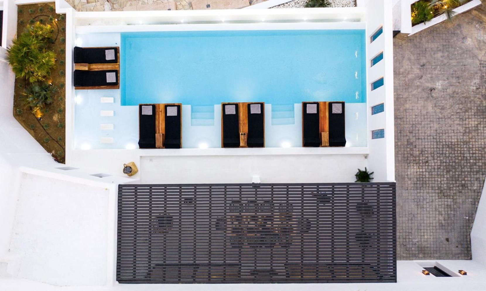 Psarou Black Villa 2 Exterior foto