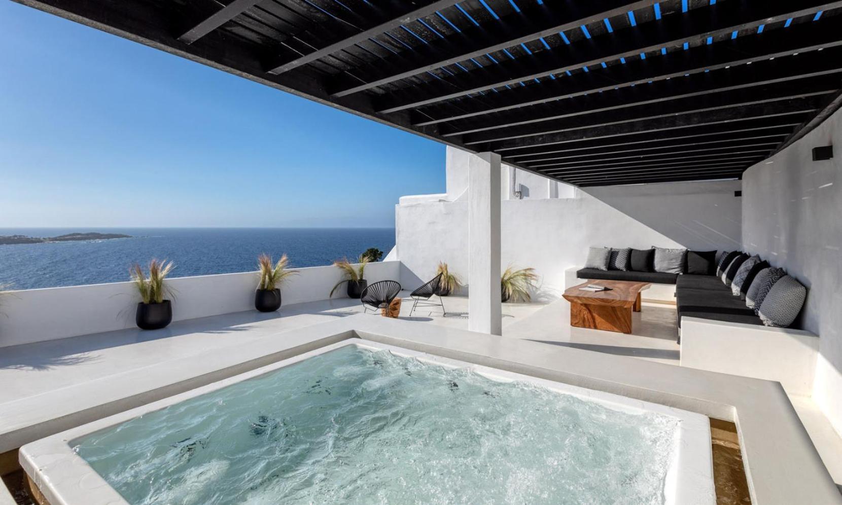 Psarou Black Villa 2 Exterior foto